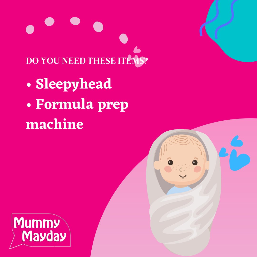 MummyMayday's tweet photo. There are so many different items available to make parents life 'easier' however are they really worth it? 
A sleepy head can be useful very early but it can become uncomfortable for baby. 
A formula prep machine is an expensive kettle. 

#newbaby #newparent #maternityconsultant https://t.co/vcdJoYFvFc