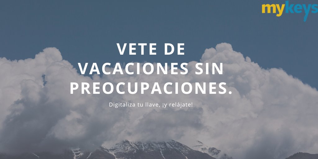 ¿Finde de desconexión? No temas por lo más importante para entrar en la vivienda, digitaliza tus llaves y vete sin preocupaciones.
#Desconexión #Verano #FelizViernes #llaves #Mykeys