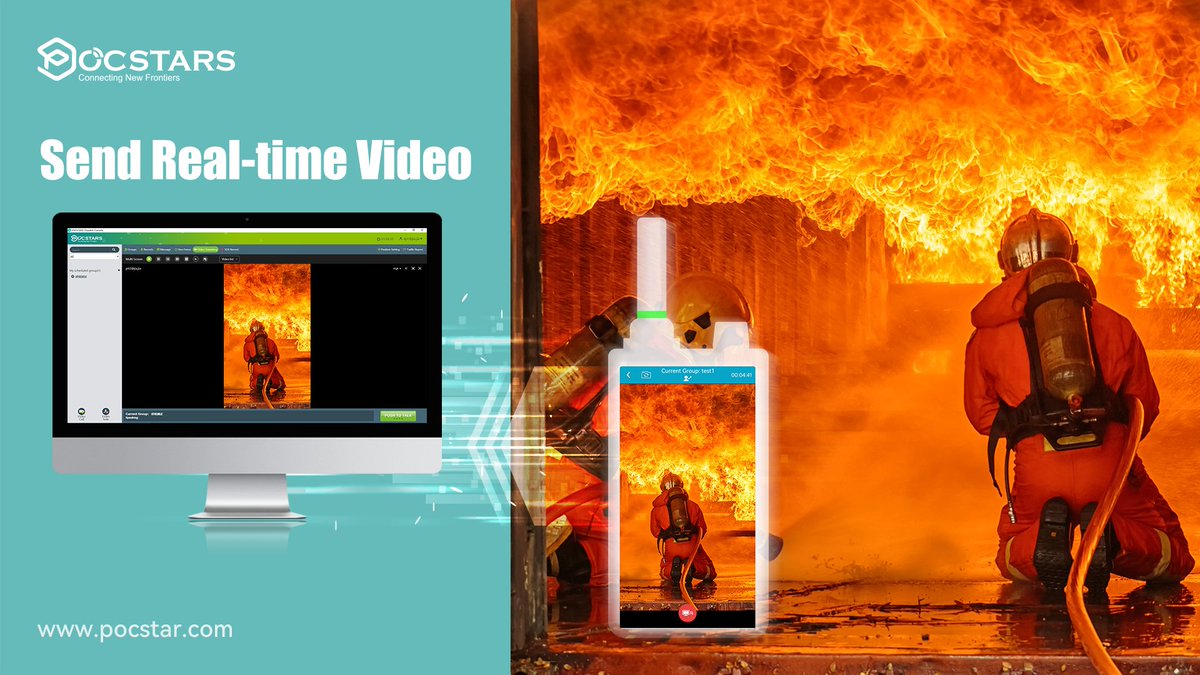 User can now upload real-time video to POCSTARS dispatch console and the dispatcher can view it timely. With this new feature ready, POCSTARS will provide users much more flexibility.

#POCSTARS #POC #PTT #WalkieTalkie #TwowayRadio #SendVideoCall #videostreaming