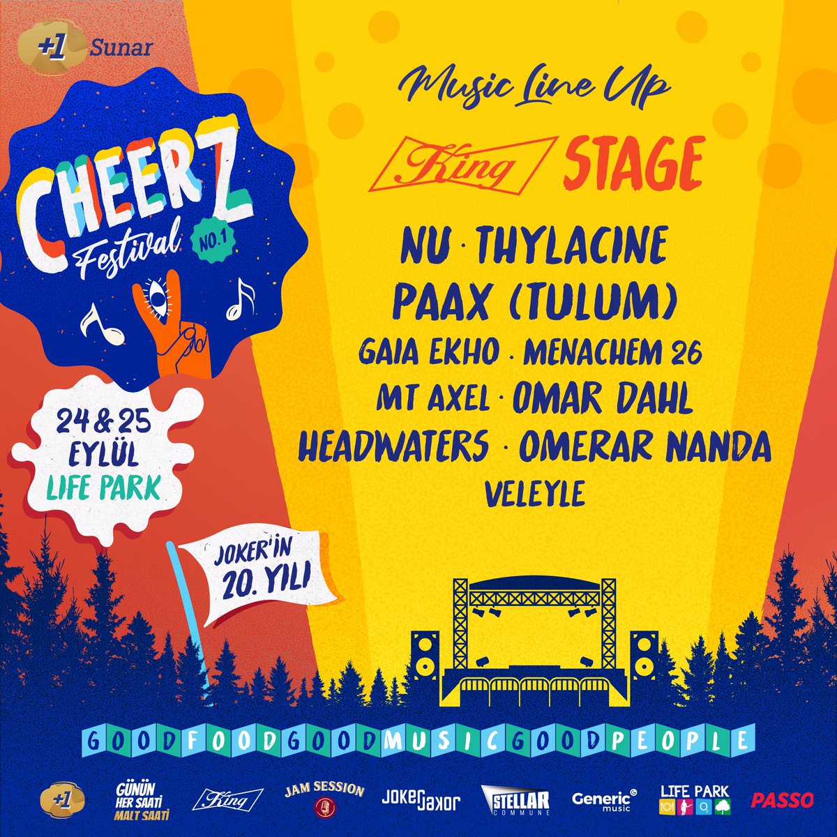 Gerçekten çok ‘kral’ bir line-up değil mi? 🍻