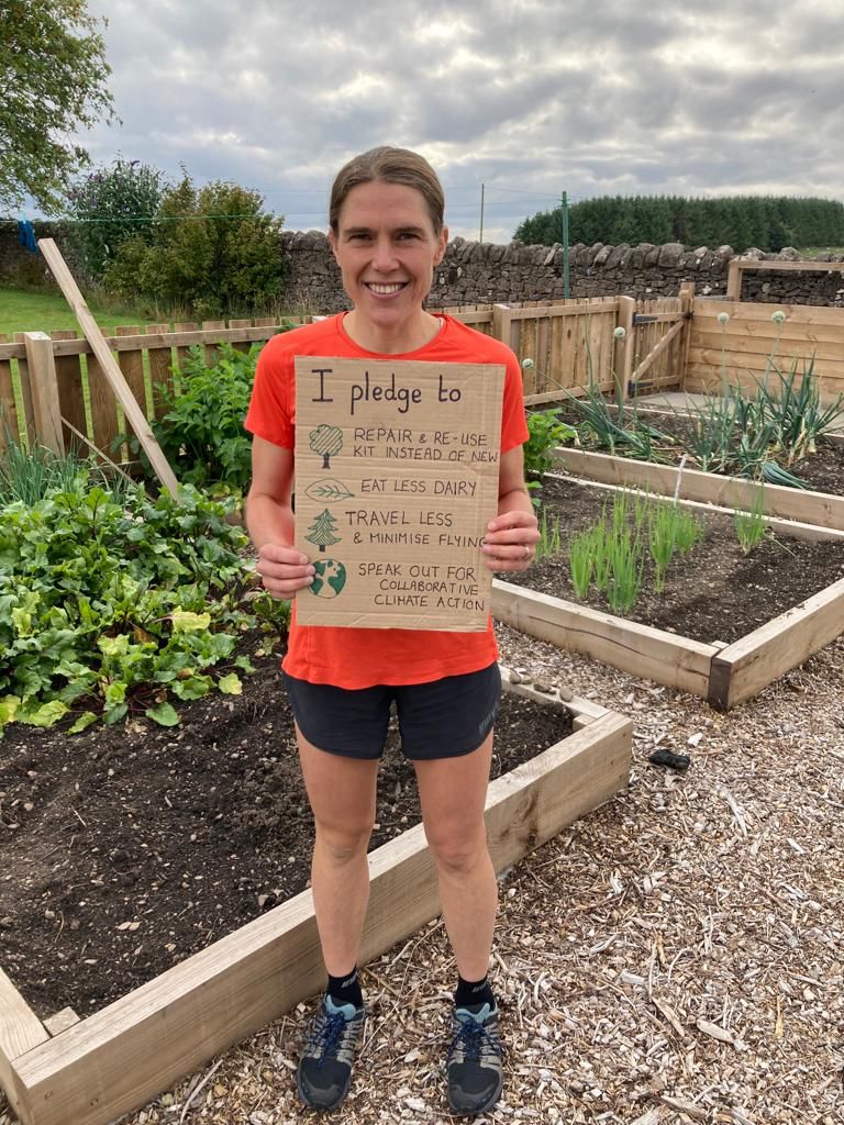 TheGreenRunnerz's tweet photo. Good luck @JasminKParis for @UTMBMontBlanc. Wearing her Green Runners badge with pride. Not just as an emblem of membership, but more importantly as a mark of action, to inspire others to take action too. Join us and make your own #actionbasedpledge at https://t.co/4xE4nu6i0c https://t.co/1YEzVja4DR