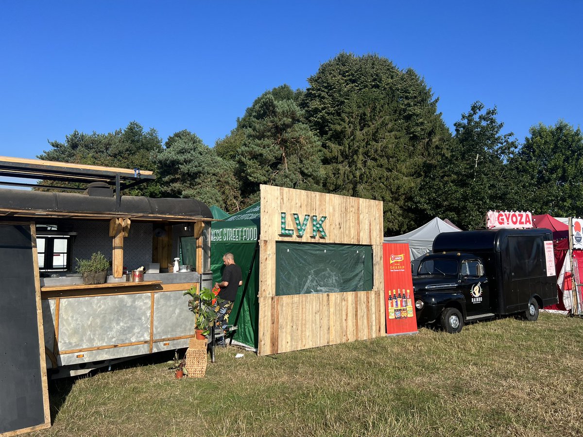 Nearly go time at the #BigFeastival!! Wish us luck 🍀