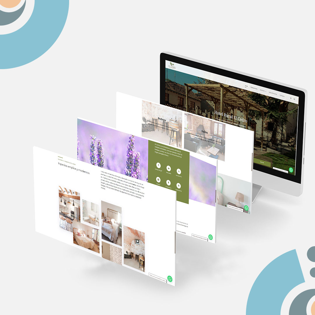 enigmoes's tweet photo. Despedimos la semana enseñando otro proyecto nuevo. Se trata del sitio web para🌲Hotel Rural El Cedro🌲 ubicado en Lerma. Además de su pagina web, se ha diseñado su imagen corporativa. #desarrollo #diseñoweb #Logodesigner #logodesign #web #hotel https://t.co/qXDWikJCYb
