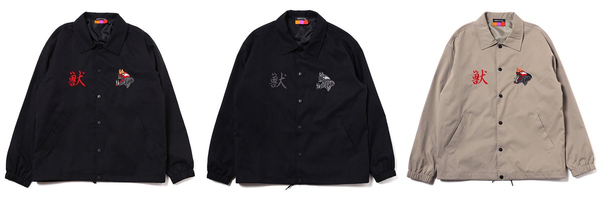 エシカ　アウター エヴァストアYahoo!店新商品】 RADIO EVA THE BEAST EMBROIDERY