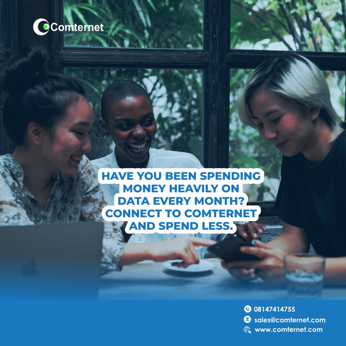 comternet's tweet photo. Cut cost on your internet spending. Connect to our unlimited broadband and enjoy unlimited internet access.
To get connected, call us on 08147414755
#Comternet #unlimiteddata https://t.co/ntz32I7uDY
