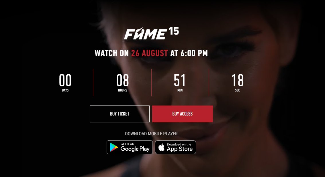 aievolutionlabs's tweet photo. Who is watching tonight #FAMEMMA15? 📺
You can purchase now PPV with $FAME token.
#famemma15 #famemma #freakfights @famemmatv https://t.co/CO82aFdlSe