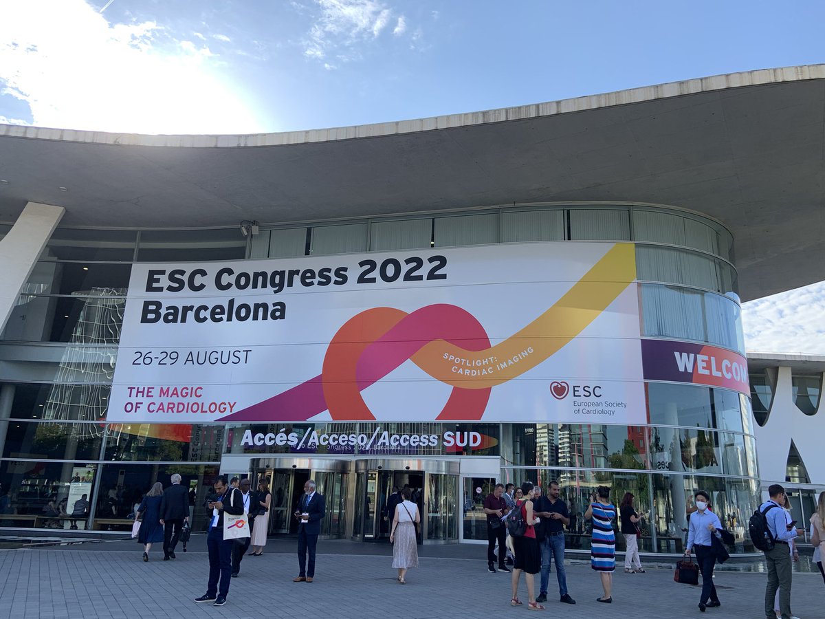 Amazing program &amp; impressive organization for the #ESCCongress 2022 back in BCN this year🤩
Delighted to take part to it &amp; kick start a new collaboration with <a href="/escardio/">European Society of Cardiology</a> being in charge of the management of their flagship #H2020 <a href="/coremdproject/">CORE-MD</a> 
#CardioTwitter #MDR #medicaldevices