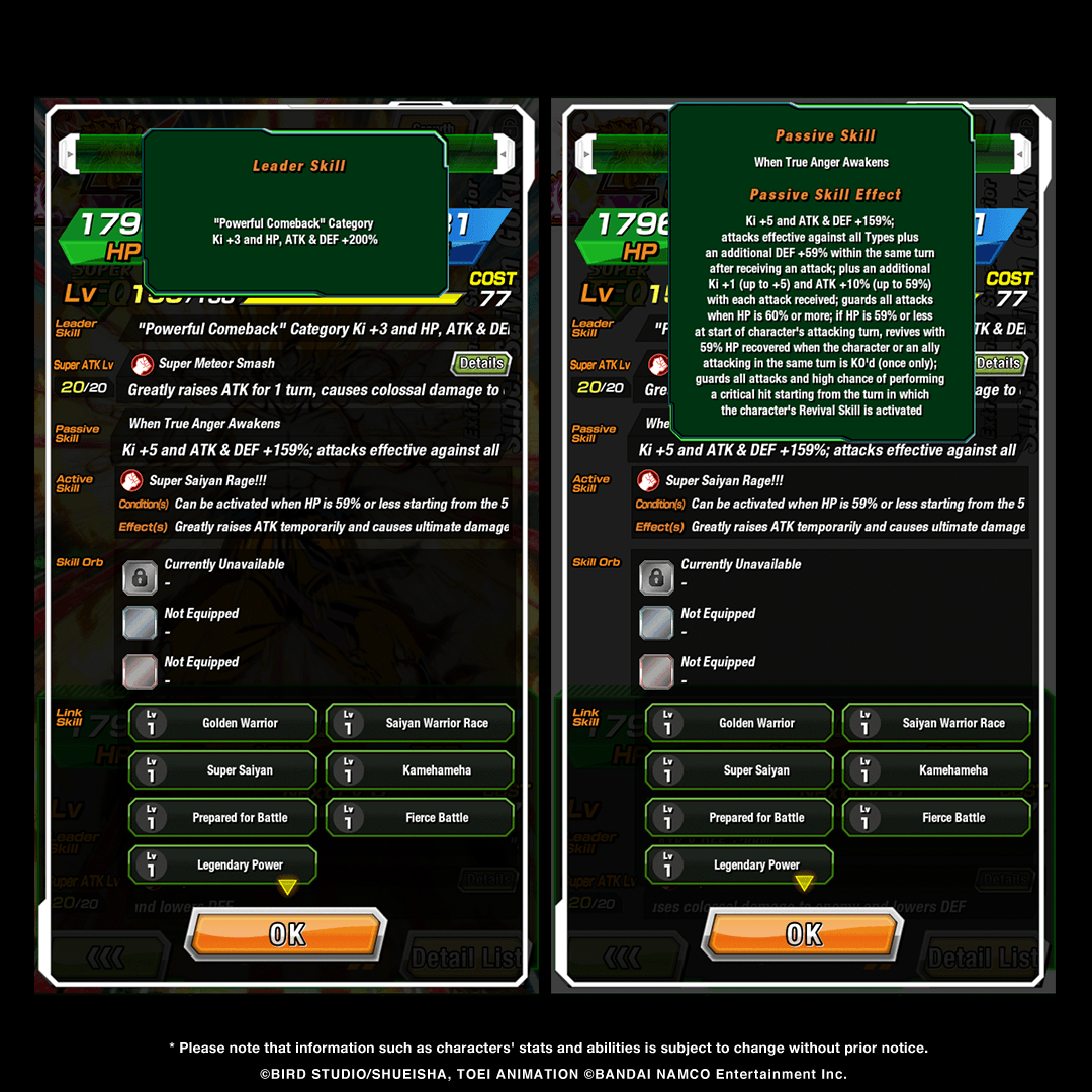 First-hand information on LR [Extraordinary Super Warrior] Super Saiyan ...