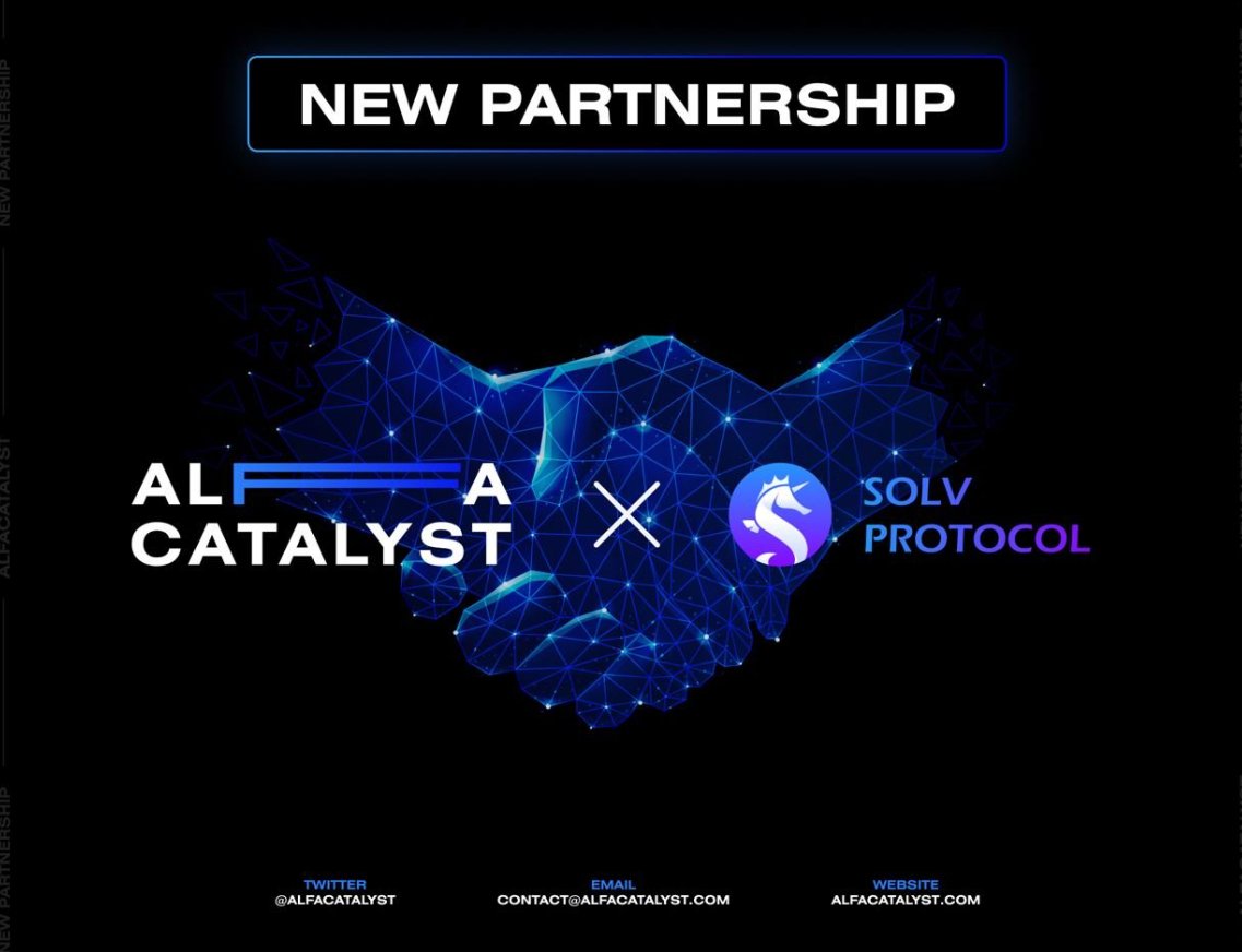 K_Trader_Crypto's tweet photo. 1/5
トークンの上場はまだですが✋
@SolvProtocol はイベント・PJとの #パートナーシップ ・VCとのパートナーシップ・資金調達・新たに ＃BondVoucher を発行するなど、常に動いています🚀

先週も @alfacatalyst と戦略的パートナーシップを結びました🚀

https://t.co/jNYaUiKChX

#Solv #NFT #DeFi https://t.co/hBJ9jEPr3X