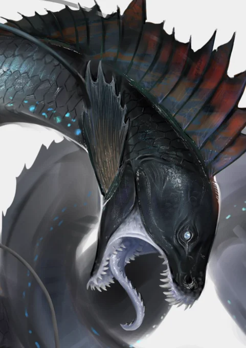 finishing up this slippery friend 