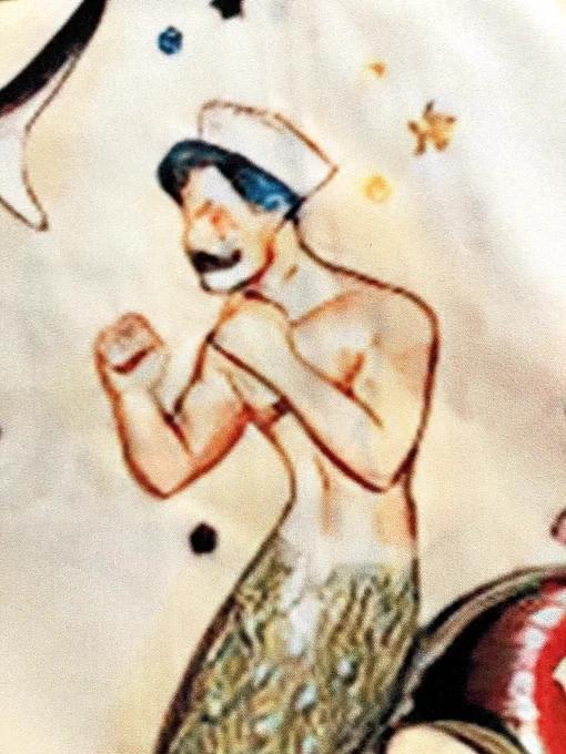 届いたんだけど2000%拡大したような画質で山本さんびっくり!海外通販には気をつけような!今夜着ます。  