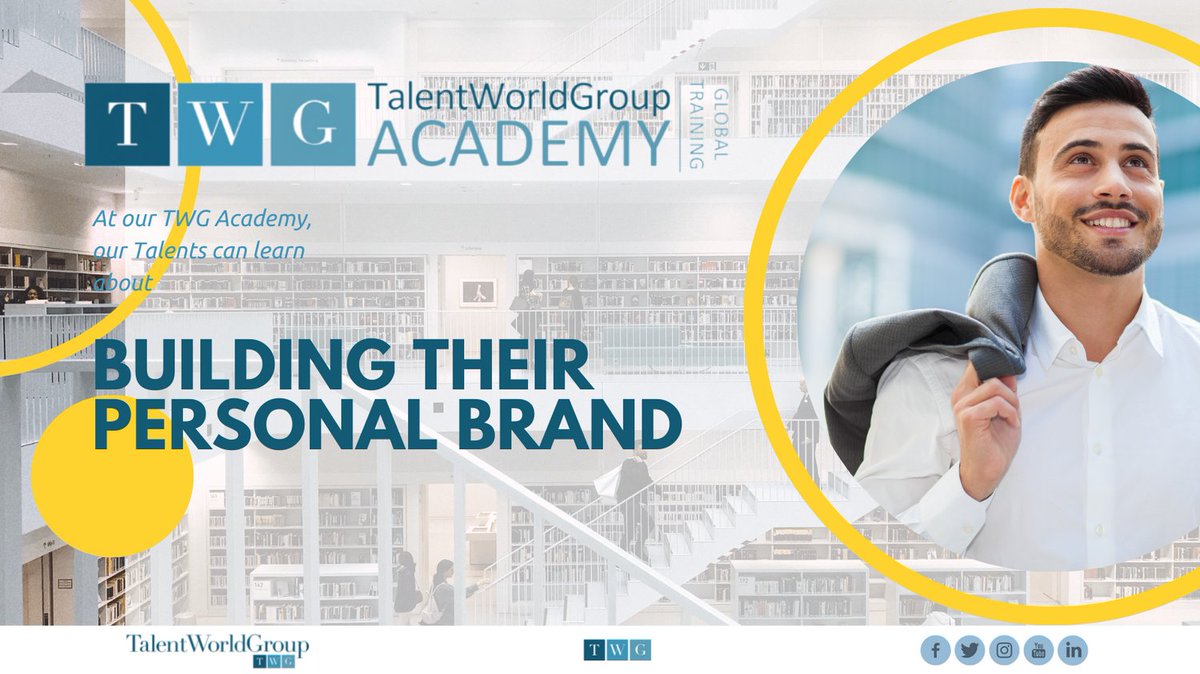 TWGplc's tweet photo. 🌐 TWG ACADEMY |  In our TWG Academy, Talents have a range of themes to choose from, to ensure that everybody can learn about something they’re passionate about. 
One of the topics is Building Their Personal Brand. 
Get in touch now and we will tell you all about it!🔎 https://t.co/SLAi3IECSN