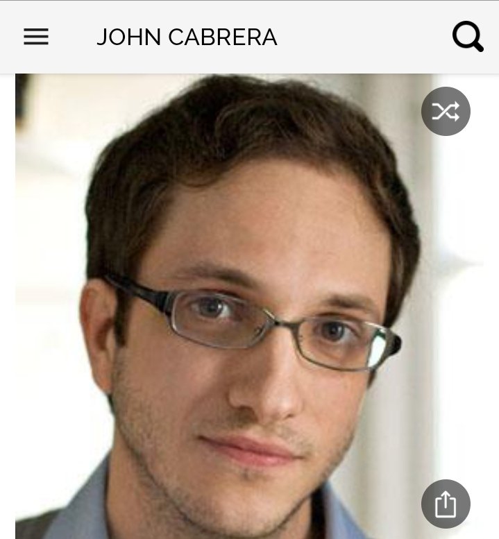 Happy birthday to this great actor.  Happy birthday to John Cabrera 