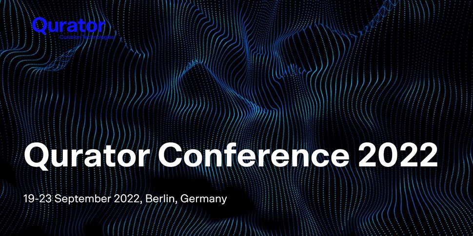 Sie interessieren sich für intelligente Kuratierungslösungen für die Bereiche Kultur, Medien, Industrie &amp; Gesundheit? Melden Sie sich für die Konferenz #Qurator2022 an: qurator.ai/qurator-confer… Die Woche von 19.-23.09. steht im Zeichen von #KI &amp; digitalen Kuratierungstechnologien.