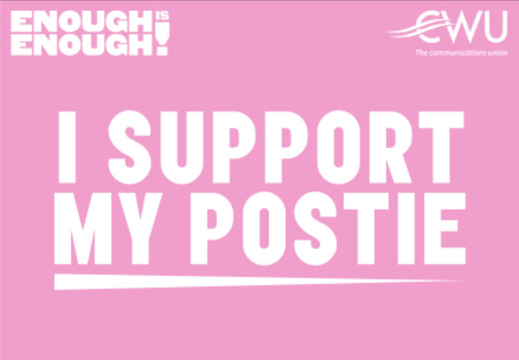 Stephan94178772's tweet photo. Solidarity with all striking postal workers today ✊🏼#supportyourposties #enoughisenough https://t.co/ZZyStCNNlB