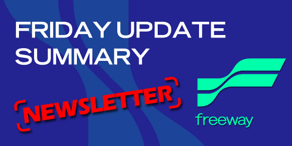 AuBit_and_Me's tweet photo. It's Friday, which means it's @FreewayFi Newsletter day! 🕺

🔹Due @ 19:00 UTC
🔹Subscribe 🌍 https://t.co/sW1d8ooqW0
🔹Subscribe 🇺🇸 https://t.co/cNzUSLCHIL

What did we learn last week? 🤔

➡️ https://t.co/dKtOGhkTtG

$FWT #FreewayFam #FreewayPrime #AccessForAll https://t.co/wqx0hmwddT