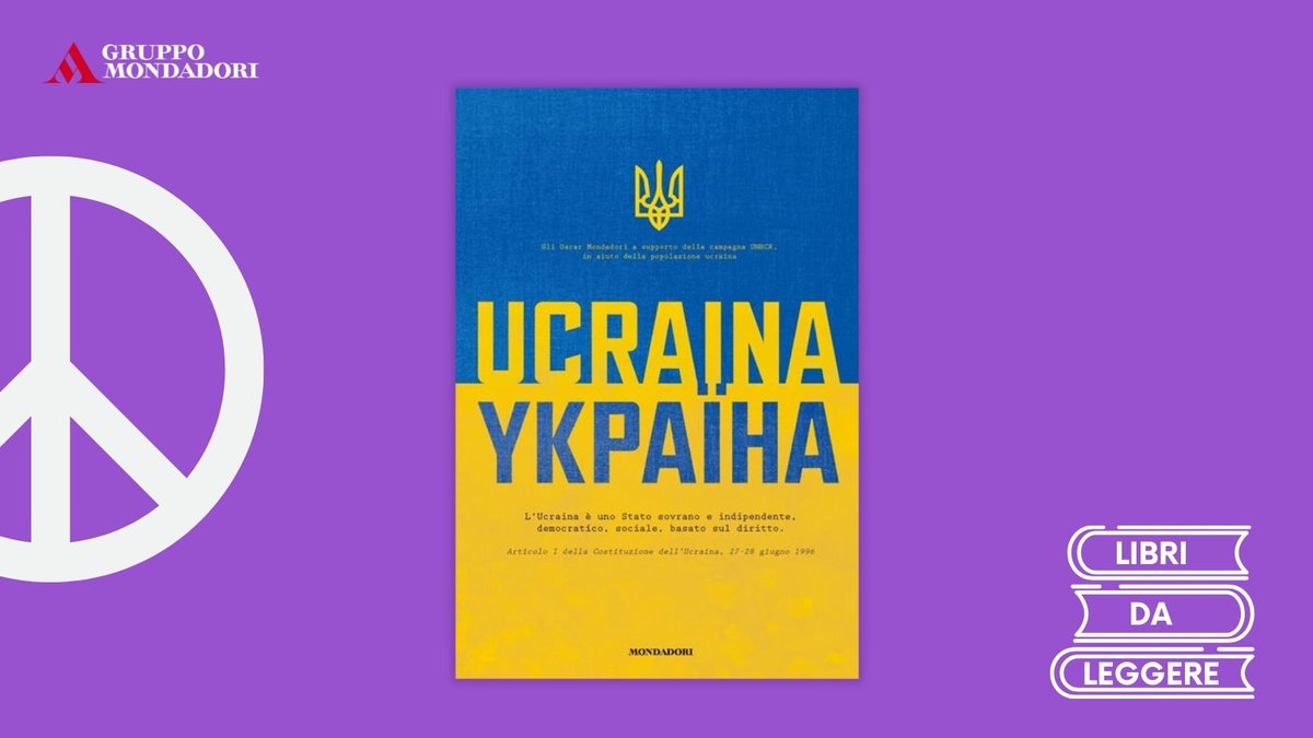 gruppomondadori's tweet photo. Parliamo di #Ucraina: ecco quattro #LibriDaLeggere usciti per le nostre case editrici.πΊπ¦
- Una raccolta di fiabe e poesie per @Mondadori
- Elena Pullè per #ElectaKids
- Ugo Poletti per @RizzoliLibri
- Yevgenia Belorusets per @edizpiemme https://t.co/rNnB6M6VeA