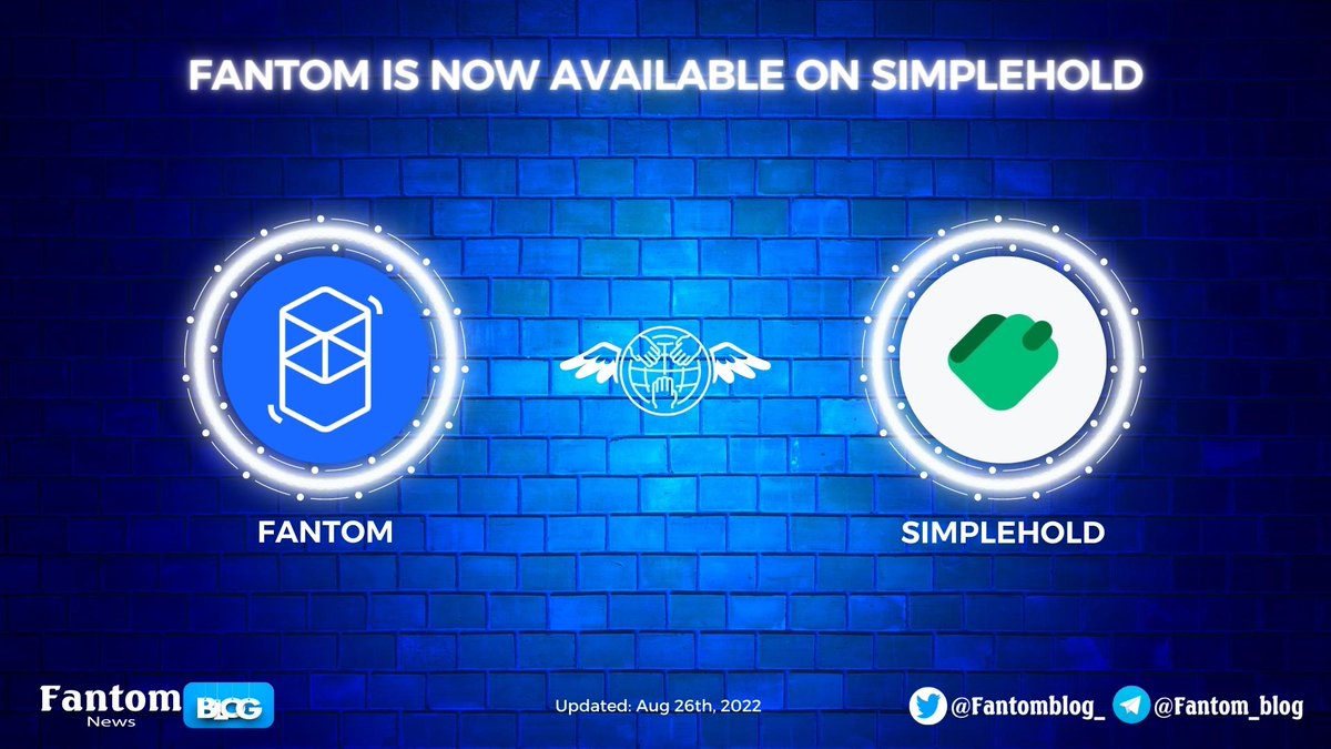 Fantomblog_'s tweet photo. 🥳@FantomFDN is now available on @SimpleHold
✨#Simplehold wallet is free from sign-up and there is no need to provide them with private data, their customers have full control over their savings
More details:
👉https://t.co/9vMYqrrYBg
#FantomBlog #FTM #SimpleHold https://t.co/l3ZhNZK3F6