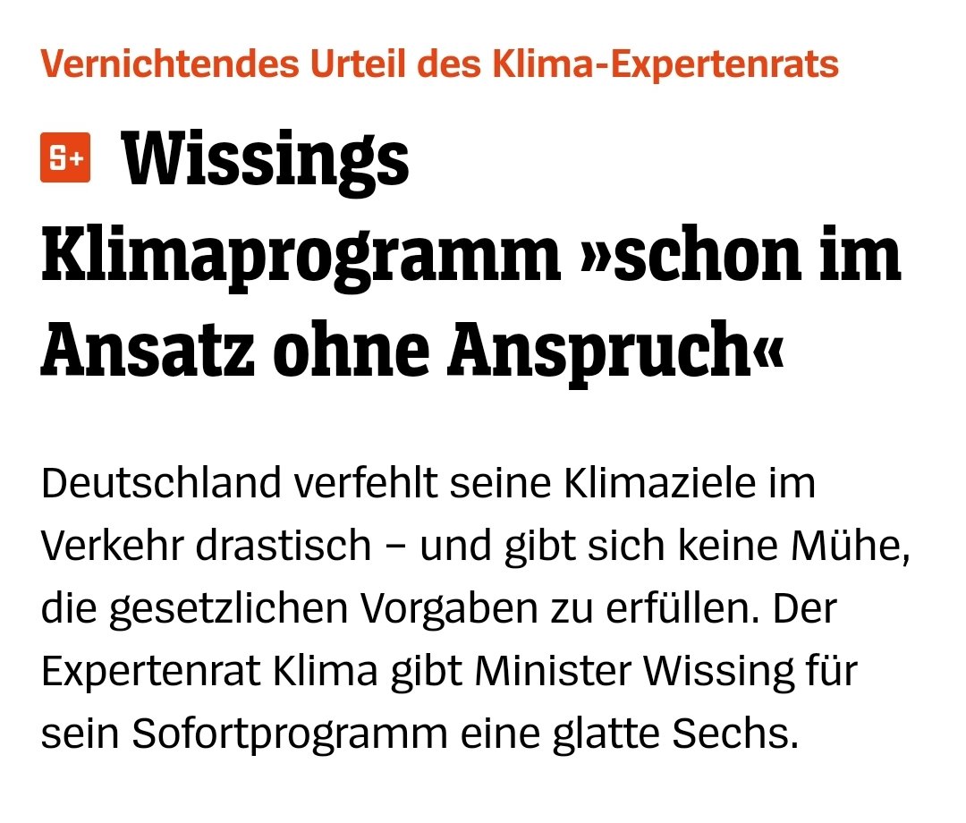 b_riexinger's tweet photo. Eine glatte Sechs für das #Klimasofortprogramm vom Verkehrsminister #Wissing. Sehenden Auges verspielt die #Ampel die #Klimaziele. Von der versprochenen #Verkehrswende nichts zu sehen. Stattdessen Lobbypolitik für Autokonzerne. Ein Verbrechen an den nachfolgenden Generationen! https://t.co/q79vRpPjYJ