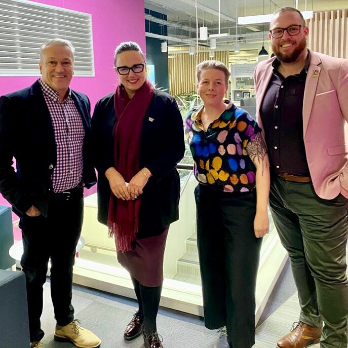 A perfect way to recognise 3 years of Pride in Water on #wearitpurpleday by chatting with the Vic Minister for Water, Regional Development and Equality <a href="/ShingvWorld/">Harriet Shing MP</a> and <a href="/YVWater/">Yarra Valley Water</a> MD Pat McCafferty about the significant change we are seeing for LGBTIQA+ folk in the water industry