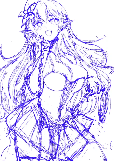 wip今回もラフが多いぜ!! 