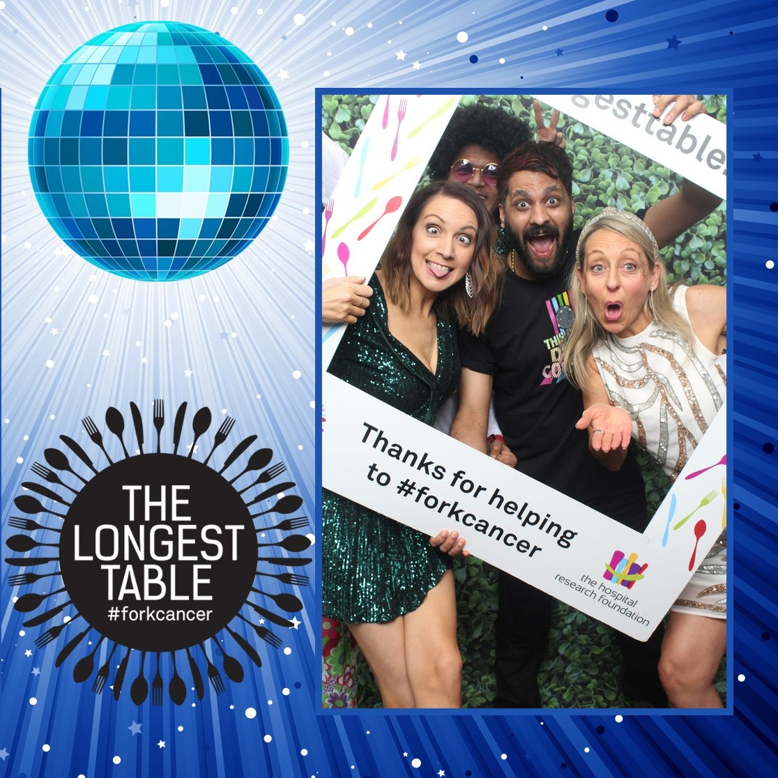 hosp_research's tweet photo. Flashback Friday! 🤩🤩
Last Friday teams from across The Hospital Research Foundation Group came together to host our very own Longest Table event to #ForkCancer!

#TheLongestTable #CancerFundraiser #CancerResearch #ThemeParty #DiscoTheme #WorkParty #PhotoBooth https://t.co/TrhUtfQ45A