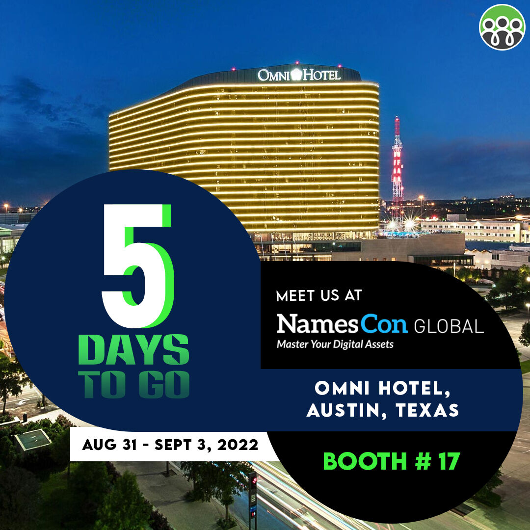 ConnectReseller's tweet image. 5 days to the NamesCon Event, where the entire domaining world gathers! We hope to see you at Booth # 17 from August 31 to September 3, at the Omni Austin Hotel Downtown. To fix a meeting, Skype at yatin-shah 

#namescon #domainevent #domainer #ConnectReseller