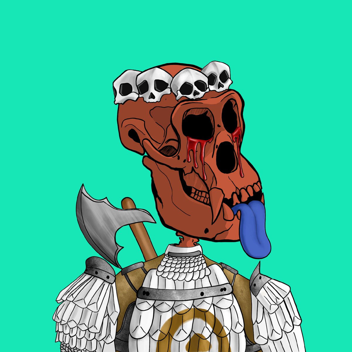 Say hello to another warrior.... Have a banana day☠️🍌🍌🍌🍌🍌

#NFTs  #NFTdrops #nftcollector #NFTartist  #SolanaNFTs #Solana #SolanaSummer