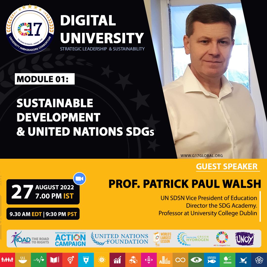 g17global's tweet photo. We are super excited to kick start the #G17DigitalUniversity series exclusively for our Global Chapters!👏🏻

We are honoured to have @ppwone as our facilitator for the first module: #SustainableDevelopment &amp; #UNSDGs🇺🇳🌍

27th Aug | 19:00 IST

#G17Global #Road2Rights #FlipTheScript https://t.co/CJJKaQn33w