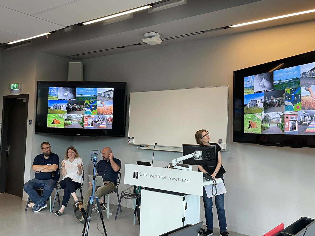 Fascinating workshop at RURALIMAGINATIONS <a href="/ImagineTheRural/">RURALIMAGINATIONS</a> conference on rural gazes. Four academics discuss their reading of ‘rural’ photos - Esther Peeren, Lee-Ann Sutherland, Thor Bjarnason, <a href="/gkrtzs/">Menelaos Gkartzios</a>