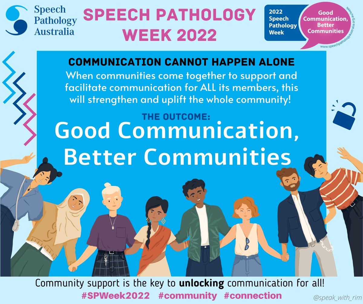 speak_with_rim's tweet photo. Happy #SpeechPathologyWeek!! This year's theme is 'Good Communication, Better Communities'. What does this mean to me? Check out the graphic I made below.
@SpeechPathAus #SPWeek2022 #slp2b #GoSHspeech https://t.co/pFbe0UUR5J