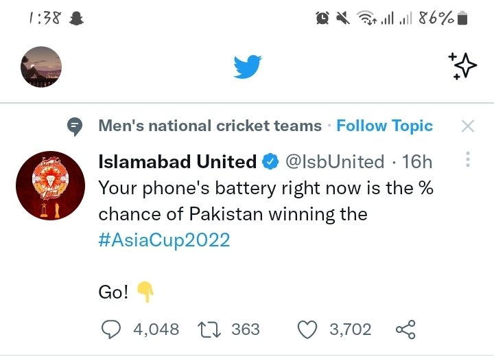hayooman_being's tweet photo. @IsbUnited ☻️ https://t.co/aQJk0ap9At