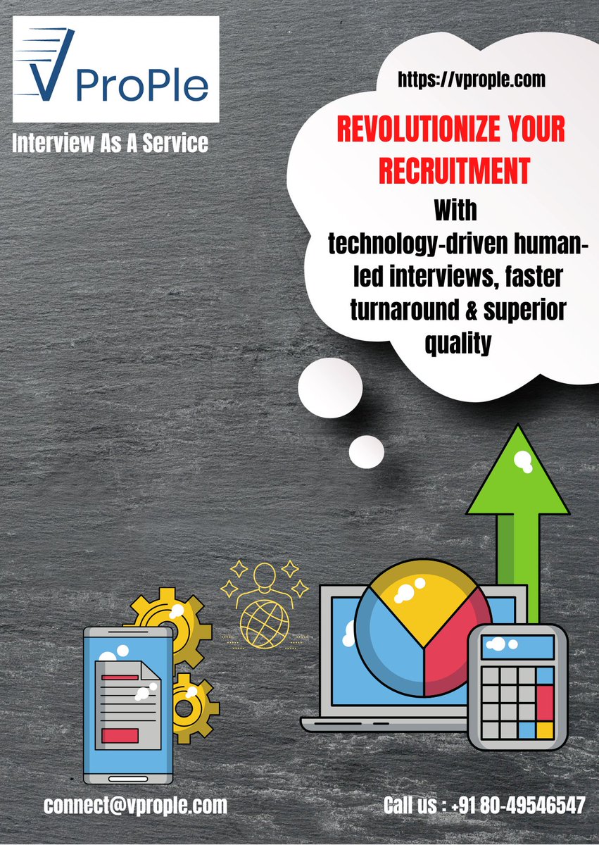 VProp1e's tweet image. &quot;Revolutionize your recruitment with technology-driven human-led interviews, faster turnaround &amp;amp; superior quality&apos;
 #technicalinterviewasasservice #techtalentassessmentplatform #outsourcetechnicalinterview
connect@vprople.com
connect@vprople.com
vprople.com
