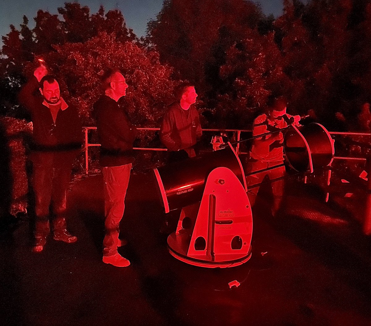 A few of our members took advantage of the clear skies last night and did some viewing up at the Observatory 🪐🔭