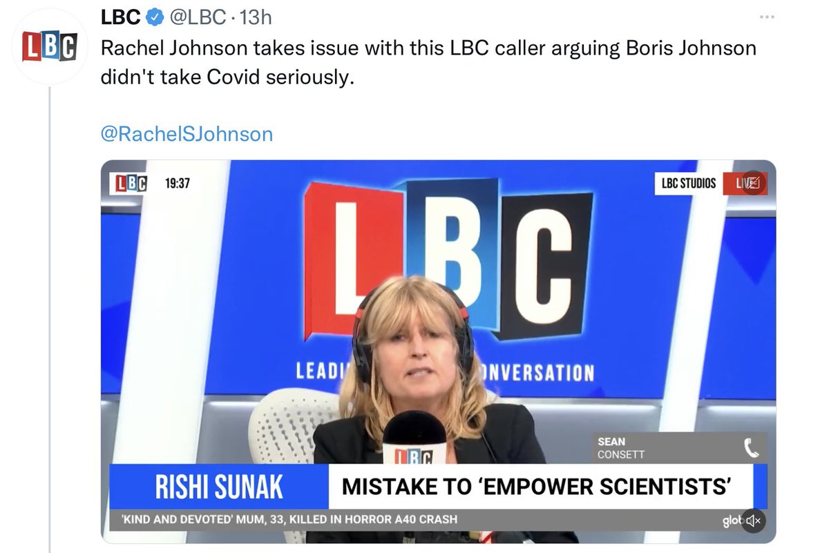 torysleazeUK's tweet photo. 🏴‍☠️ I see that the Unelected First Sister is working her malevolent magic again on @LBC. The entire Johnson family is a hideous curse on Britain. 🤬#RachelJohnson #JohnsonFamilyValues #ToryHorrorStory https://t.co/3PK19We2TF https://t.co/qvz4eOPgTX