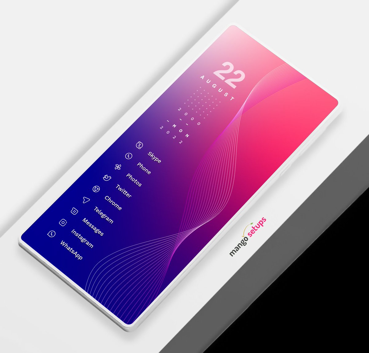mangosetups's tweet photo. #mangosetups 

Wallpaper @RajjAryaa
Icons @Fishy_Studios 
Launcher @NiagaraLauncher

#Kwgt #Widget #homescreen
#androidtheme #androidsetup #androidcustomisation
#aahomescreens

Setup No.350 
Details:
https://t.co/zEACdNG56V https://t.co/CWYEbXBn8o