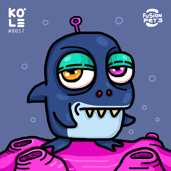 brokekollector's tweet photo. New Pet Drop🔥#kolemozter Fusion Pets #0057 - Cute and adorable Sharko Fusion Pet! Check this cute #nft on Opensea in #polygon Chain 🔥
✅ 0.0095 $WETH (Poly)
✅ https://t.co/LACyx3rgwk https://t.co/KWua8BDWji