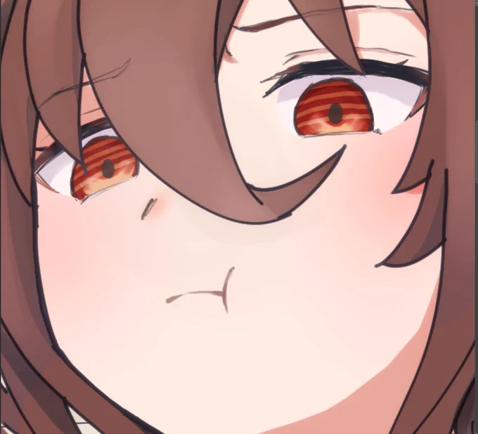 描いてる  表情をいい感じに描くのむずかしい 
