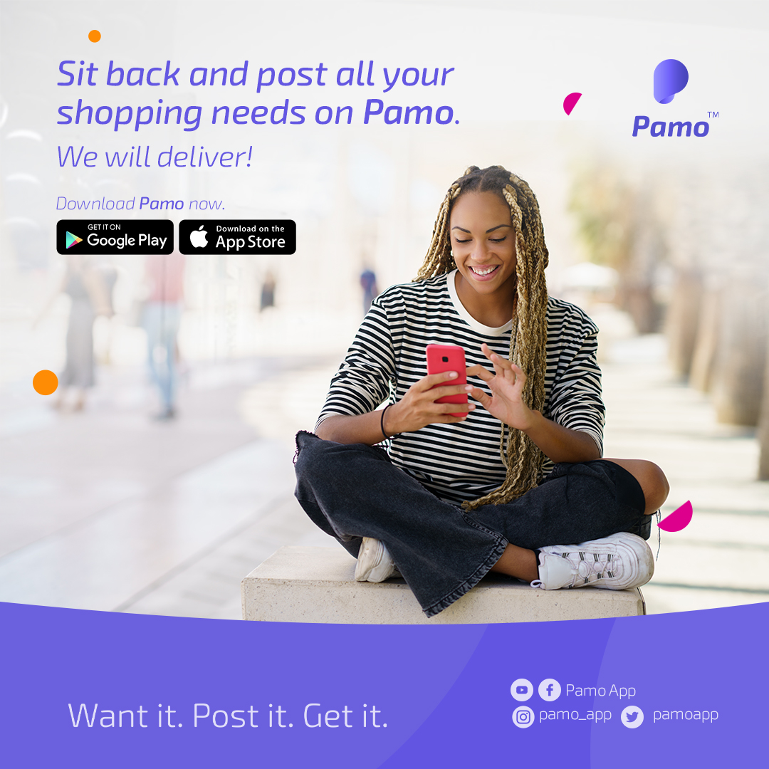 If you're looking for convenience and comfort, look no further than Pamo. Just post a picture of an item you want and add your budget. We'll take care of the rest.

#ShopWithPamo #PamperedByPamo #ShopLikeRoyalty #Shopping #ShoppingMadeEasy