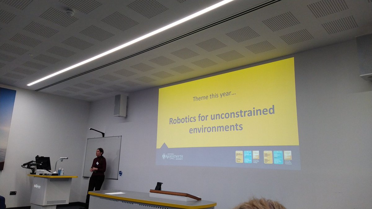 Virginia (@virginia5632) on Twitter photo Dr Patricia Shaw introducing the #UKRAS22 conference. So many interesting works to look at ahead! <a href="/AberUni/">Aberystwyth University</a> <a href="/AberRobotics/">AberRobotics</a>
<a href="/BristolRobotLab/">BristolRoboticsLab</a> <a href="/UWEBristol/">UWE Bristol</a> Dr Patricia Shaw introducing the #UKRAS22 conference. So many interesting works to look at ahead! <a href="/AberUni/">Aberystwyth University</a> <a href="/AberRobotics/">AberRobotics</a>
<a href="/BristolRobotLab/">BristolRoboticsLab</a> <a href="/UWEBristol/">UWE Bristol</a>