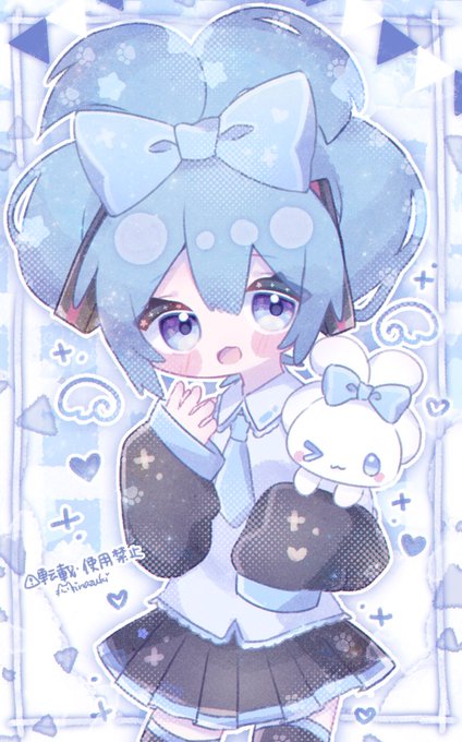 シナモミクちゃん…すき! #初音ミク #シナモロール 