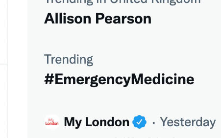 rickstrang's tweet image. We&apos;re trending!

TBF, we were trending 3 days ago but we&apos;ve been held outside Twitter waiting for some older Tweets to go to the archive so we&apos;d have space to post...

Asking folks to post less or use other soc med platforms hasn&apos;t really helped.

 #EmergencyMedicine 
#ExitBlock