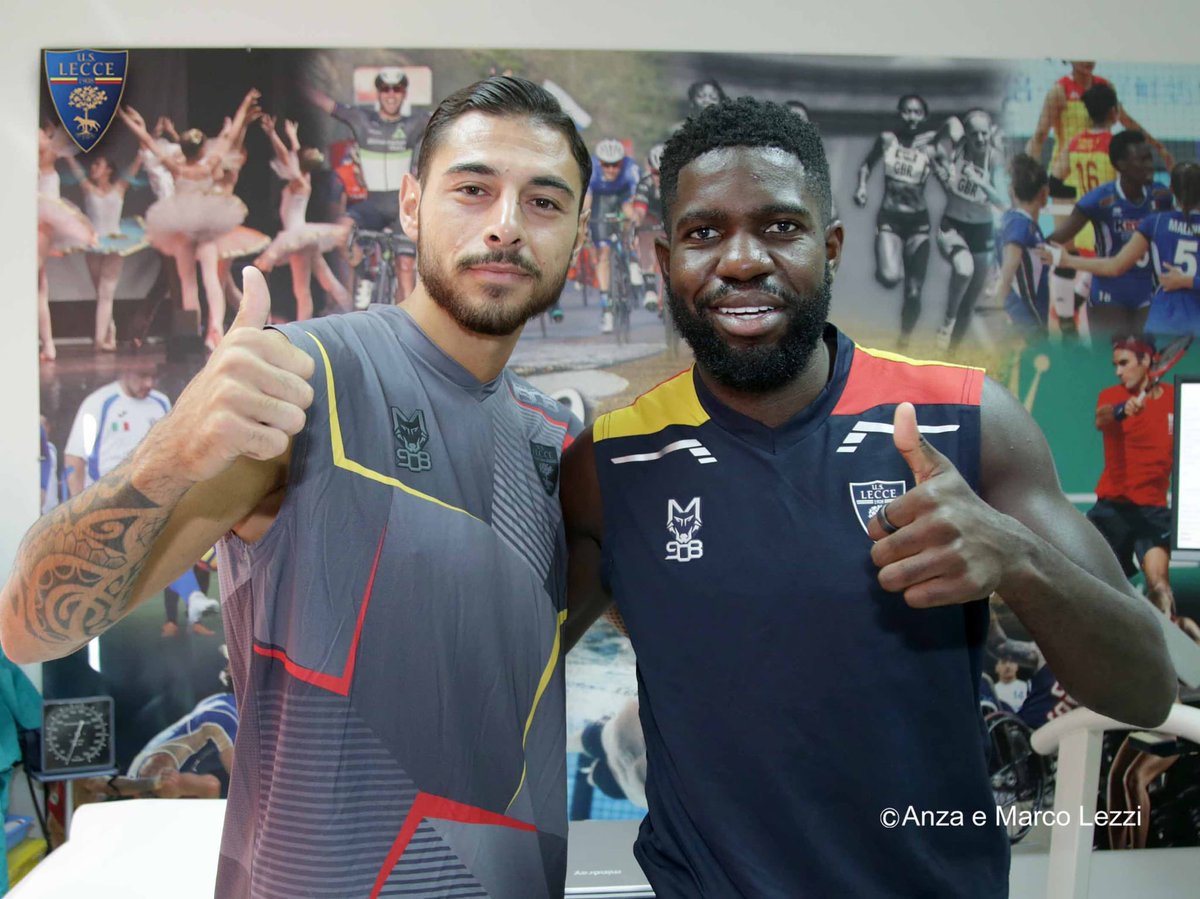 spaziolecce's tweet photo. Ecco i due nuovi acquisti #Umtiti e #Pezzella.
#Lecce #Transfers #onoraquestamaglia #Calciomercato #Transfers #UsLecce #AvantiLecce #SerieA #Lecce1908 #SerieATIM #Salento #ParmaCalcio #ForzaLecce #Barcelona #FCBarcelona https://t.co/Nu4065qC7J