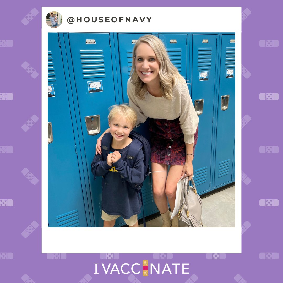 IVaccinateMI's tweet photo. We're so grateful to @houseofnavy for partnering with us to share the importance of getting vaccinates during #NIAM! ❤️ #IVaccinate

"Vaccines are safe, effective, and help protect everyone in the classroom! If you’ve fallen behind on vaccines, now’s the time to get caught up." https://t.co/OtOeM0hh6R