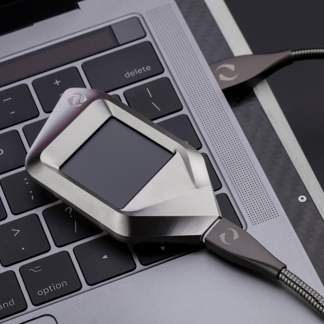 Available now with Bitcoin. The CORAZON cryptocurrency wallet is a reminder of the immense potential of crypto, and a statement of confidence that the best is yet to come. #CryptoHardwareWallet