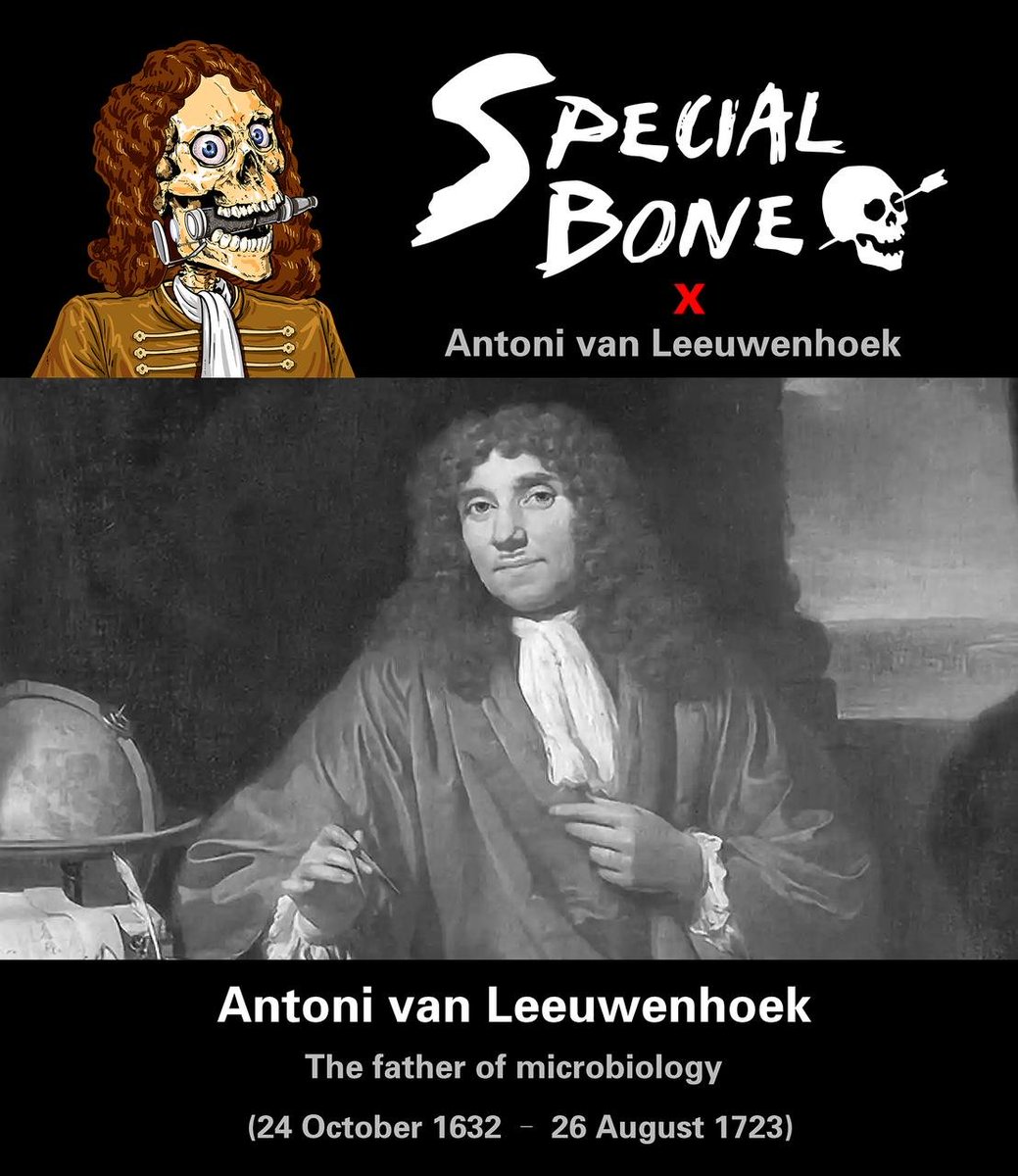 special_bone's tweet photo. The father of microbiology：Antonie Philips van Leeuwenhoek
 
Van Leeuwenhoek is best known for his pioneering work in microscopy and for his contributions toward the establishment of microbiology as a scientific discipline.
#NFTGiveaway #NFTCommmunity #NFTartist https://t.co/oXywZFvDKP