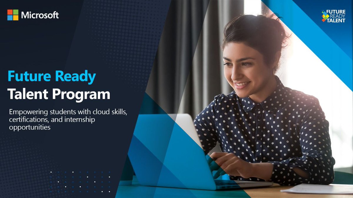 Microsoft India on Twitter "Future Ready Talent, a virtual internship