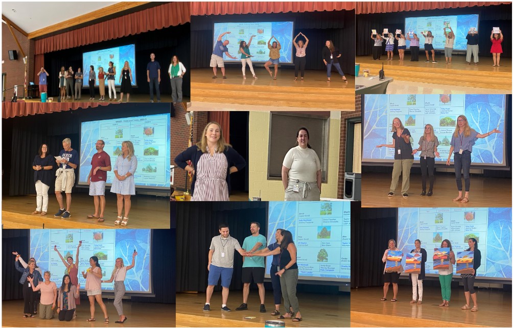 WWUESFarmington's tweet photo. Administrators and Faculty celebrated out new Teams and Theme. 20 Years of Feeling Rooted and Branching Out. We are CREW #fpsleadingtheway https://t.co/tZ9Dm0IeAb