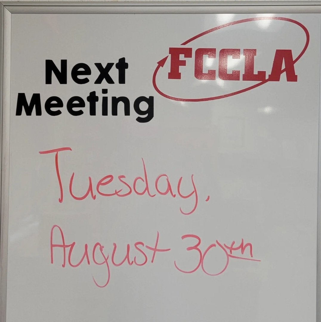 CooperFCCLA's tweet photo. Join us for an ice cream social to celebrate our first chapter meeting of the year! Tuesday, August 30th in room 508. https://t.co/aOShBMY0Z8