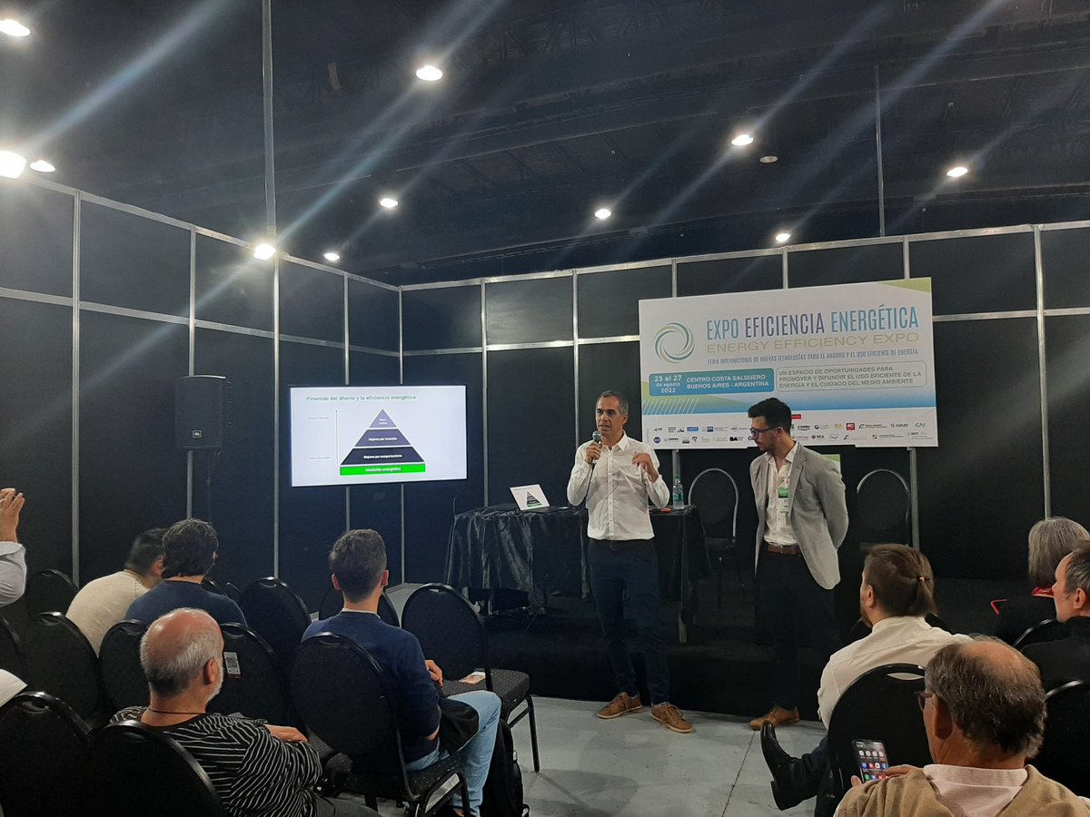 En el marco de la expo #EficienciaEnergética ⚡️, junto a <a href="/WabeeSmartEnerg/">wabeeSmartEnergy</a> brindamos la charla "Medir para conocer, clave para la eficiencia energética. Experiencias de consumo inteligente en #pymes."
